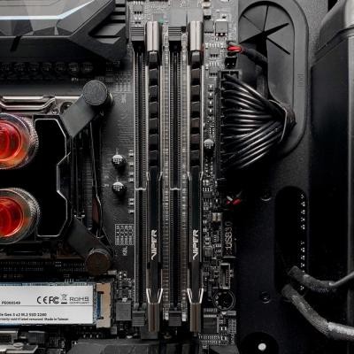 Модуль пам'яті для комп'ютера DDR4 32GB (2x16GB) 3000 MHz Viper Steel Patriot (PVS432G300C6K)