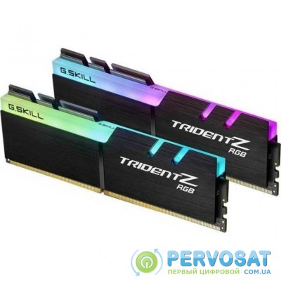 Модуль памяти для компьютера DDR 64GB (2x32GB) 3200 MHz Trident Z RGB G.Skill (F4-3200C14D-64GTZR)