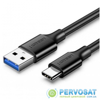 Дата кабель USB 3.0 AM to Type-C 1.0m US184 Black UGREEN (20882)