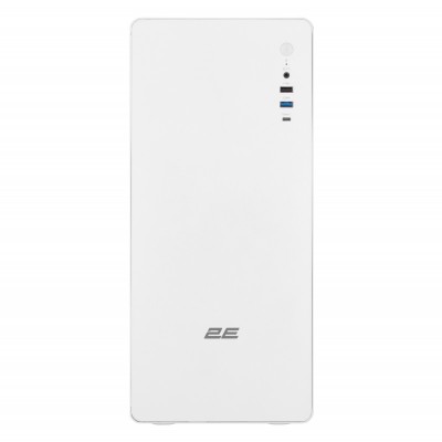 Корпус 2E Credo V500W без БЖ, 1xUSB3.0, 1х USB 2.0, 1xUSB Type-C, 1x120мм, VGA 310мм, ATX, білий