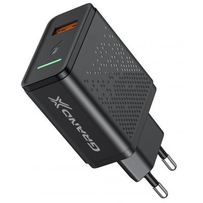Зарядний пристрій Grand-X Fast Charge 5-в-1 QC 3.0, AFC, SCP,FCP, VOOC, 1 USB 22.5W (CH-850)