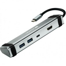 Концентратор CANYON USB Type-C to Type-C PD + 2*USB3.0 + HDMI 4K/30fps (CNS-TDS03DG) Концентратор CANYON USB Type-C to Type-C PD + 2*USB3.0 + HDMI 4K/30fps (CNS-TDS03DG)