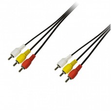 Кабель мультимедійний 3xRCA M - 3xRCA M 1.5m Piko (1283126473951) Кабель мультимедійний 3xRCA M - 3xRCA M 1.5m Piko (1283126473951)