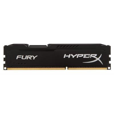 Модуль памяти для компьютера DDR3 8Gb 1600 MHz HyperX Fury Black Kingston Fury (ex.HyperX) (HX316C10FB/8)