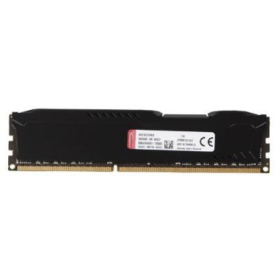 Модуль памяти для компьютера DDR3 8Gb 1600 MHz HyperX Fury Black Kingston Fury (ex.HyperX) (HX316C10FB/8)