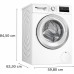 Пральна машина Bosch фронтальна, 8кг, 1200, A, 59см, дисплей, білий