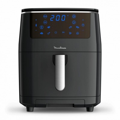 Мультипіч Moulinex Easy Fry Grill&Steam, 1430Вт, чаша-6.2л, сенсорне керув., 8 програм, пластик, чорний
