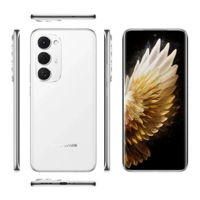 Смартфон TECNO Spark 40 PRO+ (KM7) 6.78" 8/256ГБ, 2SIM, 5200мА•год, Aurora White Смартфон TECNO Spark 40 PRO+ (KM7) 6.78" 8/256ГБ, 2SIM, 5200мА•год, Aurora White