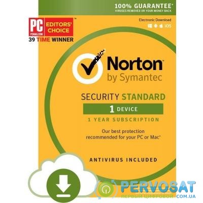 Антивирус Norton by Symantec NORTON SECURITY STANDARD 1 Year 1 Device ESD key (21390885)
