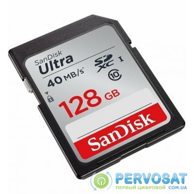 Карта памяти SANDISK 128GB SDXC class 10 UHS-I Ultra (SDSDUN4-128G-GN6IN)