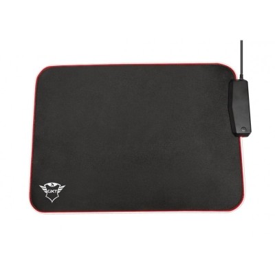 Trust GXT 765 Glide-Flex RGB Mouse Pad with USB Hub Black