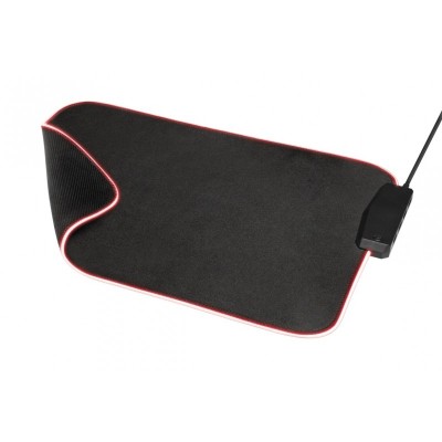 Trust GXT 765 Glide-Flex RGB Mouse Pad with USB Hub Black