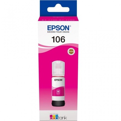 Контейнер с чернилами Epson 106 magenta (C13T00R340)