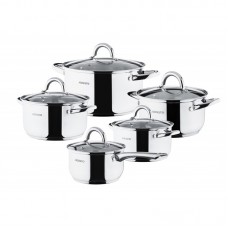 Набір посуду Ardesto Gemini Gourmet Andria, 10 пред., нержавіюча сталь Набір посуду Ardesto Gemini Gourmet Andria, 10 пред., нержавіюча сталь