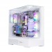 Корпус Zalman P40 Prism Plus без БЖ, 2xUSB3.0, 1x Type C, 3x120мм ARGB Reverse,  1x120мм ARGB, VGA 420мм, LCS ready, TG TG Side/Front/Top Panel, ATX, білий
