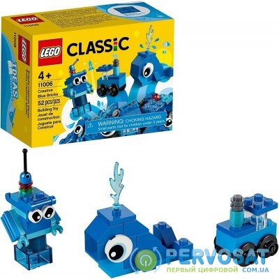 LEGO Конструктор Classic Набор для конструирования синий 11006