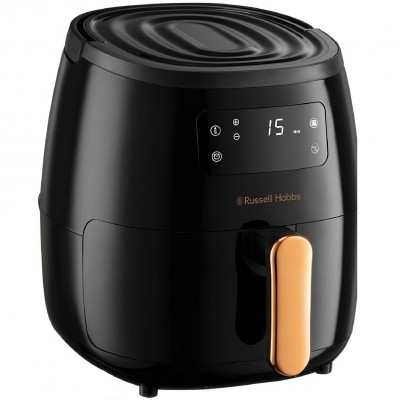 Мультипіч Russell Hobbs SatisFry Air Large, 1650Вт, чаша-5л, сенсорне керув., алюміній/пластик, чорно-мідний