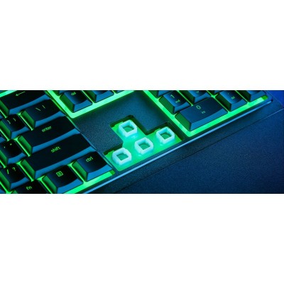 Клавіатура мембранна Razer Ornata V3 X 104key, USB-A, EN/UK, RGB, чорний