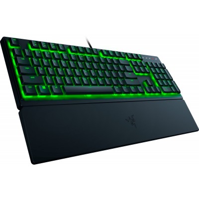 Клавіатура мембранна Razer Ornata V3 X 104key, USB-A, EN/UK, RGB, чорний