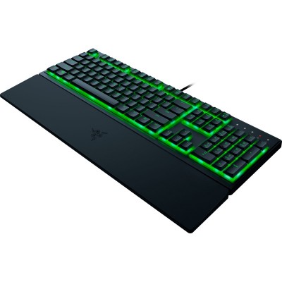 Клавіатура мембранна Razer Ornata V3 X 104key, USB-A, EN/UK, RGB, чорний