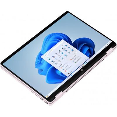 Ноутбук HP OmniBook 5 Flip x360 14" 2K IPS Touch, Intel 3-100U, 8GB, F512GB, UMA, DOS, рожевий