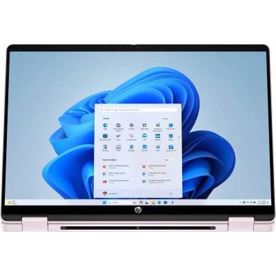 Ноутбук HP OmniBook 5 Flip x360 14" 2K IPS Touch, Intel 3-100U, 8GB, F512GB, UMA, DOS, рожевий