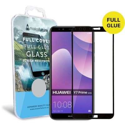 Стекло защитное MakeFuture для Huawei Y7 Prime (2018) Black Full Cover Full Glue (MGFCFG-HUY718PB)