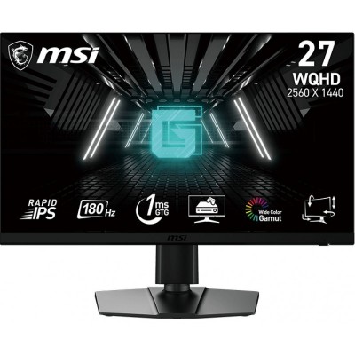 Монітор MSI 27" G272QPF-E2 2xHDMI, DP, Audio, IPS, 2560x1440, 180Hz, 1ms, sRGB 125%, FreeSync, Pivot