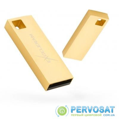 USB флеш накопитель eXceleram 64GB U1 Series Gold USB 2.0 (EXP2U2U1G64)