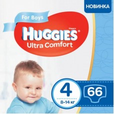 Підгузок Huggies Ultra Comfort 4 Mega для мальчиков (8-14 кг) 66 шт (5029053543611) Підгузок Huggies Ultra Comfort 4 Mega для мальчиков (8-14 кг) 66 шт (5029053543611)