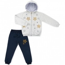 Спортивний костюм Breeze з зірками із паєток (9911-152G-gray) Спортивний костюм Breeze з зірками із паєток (9911-152G-gray)