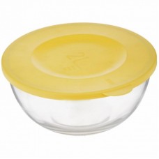 Харчовий контейнер Glasslock кругл. 2,0 л Yellow (MBCB-200F) Харчовий контейнер Glasslock кругл. 2,0 л Yellow (MBCB-200F)