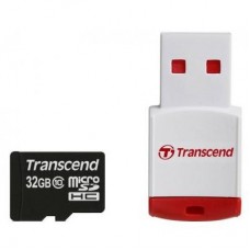 Карта пам'яті Transcend Miсro-SDHC memory card 32GB + P3 Card Reader, class 10 (TS32GUSDHC10-P3) Карта пам'яті Transcend Miсro-SDHC memory card 32GB + P3 Card Reader, class 10 (TS32GUSDHC10-P3)