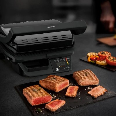 Гриль Tefal прижимний Optigrill , 2000Вт, з`ємні пластини, метал, чорний Гриль Tefal прижимний Optigrill , 2000Вт, з`ємні пластини, метал, чорний