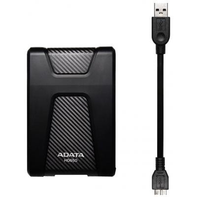 Внешний жесткий диск 2.5" 2TB ADATA (AHD650-2TU31-CBK)