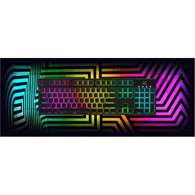 Клавиатура игровая DM DreamKey Red USB RGB EN, Black