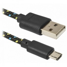 Дата кабель USB08-03T USB 2.0 - Micro USB, 1m Defender (87474) Дата кабель USB08-03T USB 2.0 - Micro USB, 1m Defender (87474)