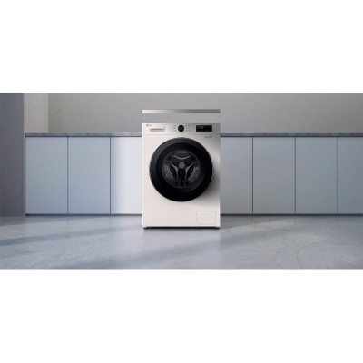 Пральна машина LG фронтальна, 6кг, 1200, A+++, 44см, дисплей, пара, інвертор, білий