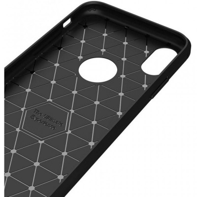 Чохол до моб. телефона для Apple iPhone X Carbon Fiber (Black) Laudtec (LT-AIXB)