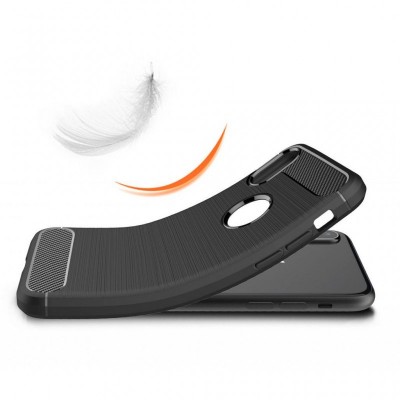 Чохол до моб. телефона для Apple iPhone X Carbon Fiber (Black) Laudtec (LT-AIXB)