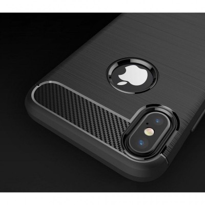 Чохол до моб. телефона для Apple iPhone X Carbon Fiber (Black) Laudtec (LT-AIXB)