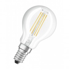Лампа світлодіодна OSRAM LED P40 4W (470Lm) 2700K E14 філамент Лампа світлодіодна OSRAM LED P40 4W (470Lm) 2700K E14 філамент