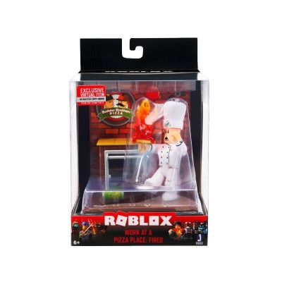 Ігрова колекційна фігурка Roblox Desktop Series Work At A Pizza Place: Fired