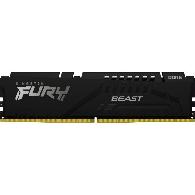 Пам'ять ПК Kingston DDR5 8GB 5200 FURY Beast Black