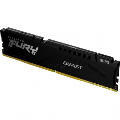 Пам'ять ПК Kingston DDR5 8GB 5200 FURY Beast Black