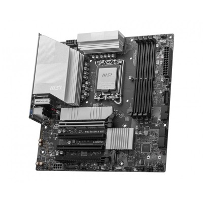Материнcька плата MSI PRO B860M-A WIFI s1851 B860 4xDDR5 M.2 HDMI DP WiFi BT mATX