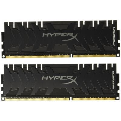 Модуль памяти для компьютера DDR4 64GB (2x32GB) 3200 MHz HyperX Predator Black Kingston (HX432C16PB3K2/64)