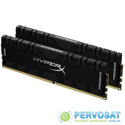 Модуль памяти для компьютера DDR4 64GB (2x32GB) 3200 MHz HyperX Predator Black Kingston (HX432C16PB3K2/64)