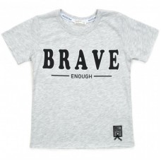 Футболка дитяча Breeze "BRAVE" (14351-152B-gray) Футболка дитяча Breeze "BRAVE" (14351-152B-gray)