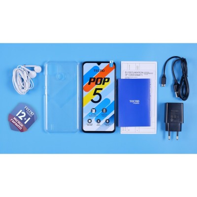 Смартфон TECNO POP 5 (BD2p) 2/32Gb Dual SIM Ice Blue